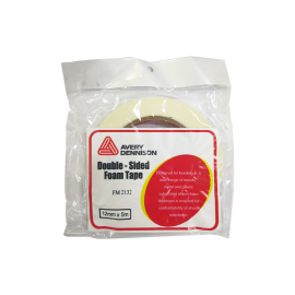 Avery Dennison FM2132 1/2 in. x 5M Double-Sided Foam Tape
